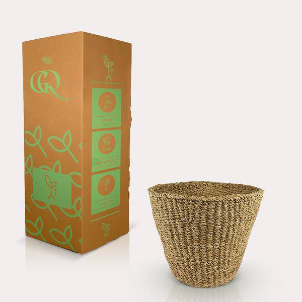 Macetero Braun Korb – Maceta decorativa moderna para plantas | Ø23cm